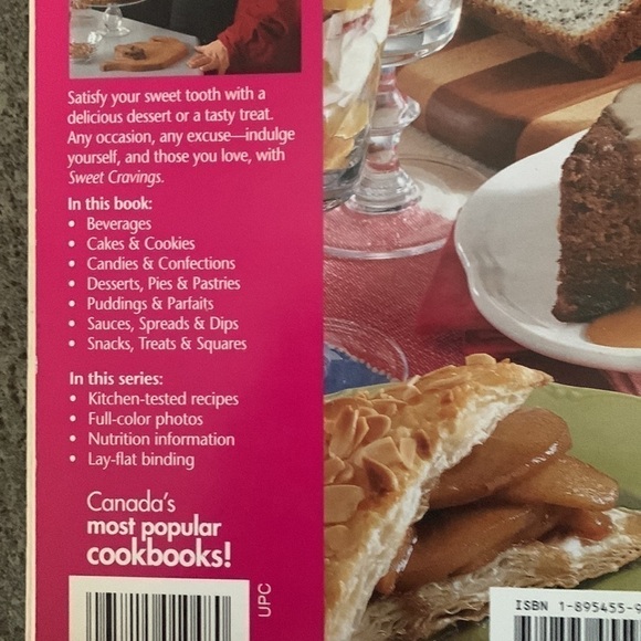 Vintage Company’s Coming Cookbook “Sweet Cravings” by Jean Paré Desserts - Picture 4 of 4